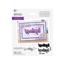 Shop All^Gemini - Stamp & Die - The most Wonderful news! - Little Painter Art | Exploring the Endless Possibilities of Art