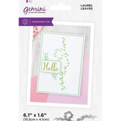 Shop All^Gemini Confetti Border Elements Die - Laurel Leaves - Little Painter Art | Exploring the Endless Possibilities of Art
