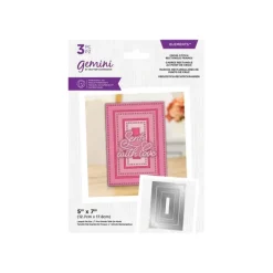 Shop All^Gemini Elements Nesting Frame Die - Cross Stitch Rectangle - Little Painter Art | Exploring the Endless Possibilities of Art