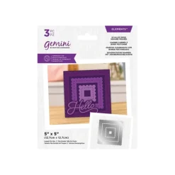 Shop All^Gemini Elements Nesting Frame Die - Scallop Edge Square - Little Painter Art | Exploring the Endless Possibilities of Art