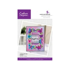 Shop All^Gemini Embossed Frames Embossing Folder, Die & Stamp Set Happy Butterflies - Little Painter Art | Exploring the Endless Possibilities of Art
