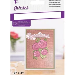 Shop All^Gemini Embossing Folder - Precious Camellias - Little Painter Art | Exploring the Endless Possibilities of Art