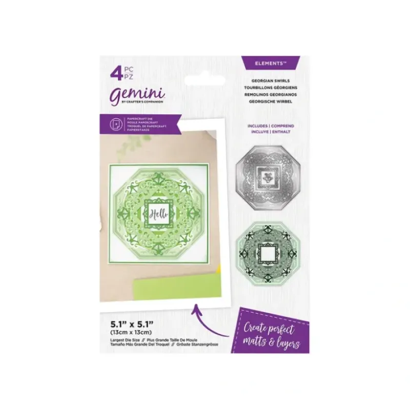 Shop All^Gemini Heritage Die - Georgian Swirls - Little Painter Art | Exploring the Endless Possibilities of Art
