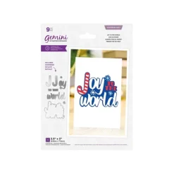 Shop All^Gemini Layerable Sentiments Christmas Expressions Die - Joy To The World - Little Painter Art | Exploring the Endless Possibilities of Art