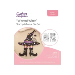 Shop All^Gemini Shaped Card Base Stamp & Die - Wicked Witch - Little Painter Art | Exploring the Endless Possibilities of Art