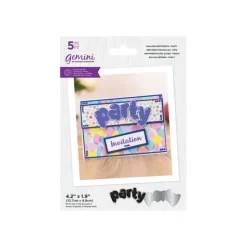 Pigment^Gemini Stamp & Die Balloon Sentiments - Party - Little Painter Art | Exploring the Endless Possibilities of Art