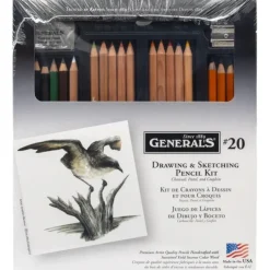 Shop All^General's #20 Classic Drawing & Sketching Pencil Kit - 22 Pieces - Little Painter Art | Exploring the Endless Possibilities of Art