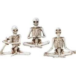 Shop All^Ghostly Ghouls 6" Polyresin Yoga Pose Skeleton - Assorted - Little Painter Art | Exploring the Endless Possibilities of Art