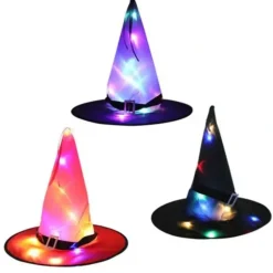 Shop All^Ghostly Ghouls Halloween LED Light-Up Witch Hat - Assorted - Little Painter Art | Exploring the Endless Possibilities of Art