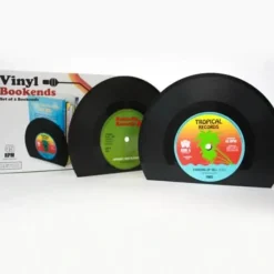 Hot^Gift Republic Bookend Set - Vinyl Records - Little Painter Art | Exploring the Endless Possibilities of Art