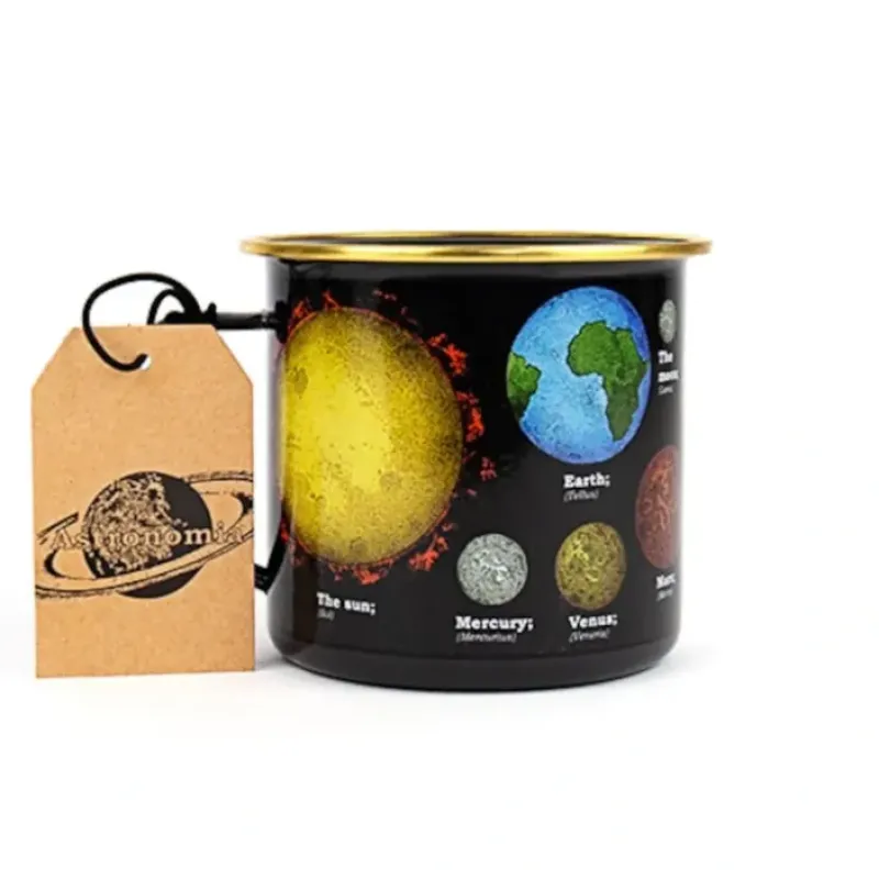 Hot^Gift Republic Enamel Mug - Astronomia Outer Space - Little Painter Art | Exploring the Endless Possibilities of Art
