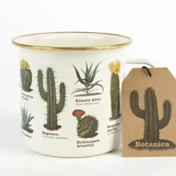 Hot^Gift Republic Enamel Mug - Botanica Succulents - Little Painter Art | Exploring the Endless Possibilities of Art