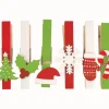 Shop All^Gift Wrap Co. Christmas Clothespins 6ft Garland - Little Painter Art | Exploring the Endless Possibilities of Art