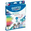Brush^Giotto Decor Textile - Fabric Paint Markers - Set of 12 - Little Painter Art | Exploring the Endless Possibilities of Art