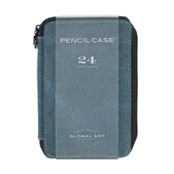 Canvas^Global Art Canvas Pencil Case - Steel Blue - Little Painter Art | Exploring the Endless Possibilities of Art