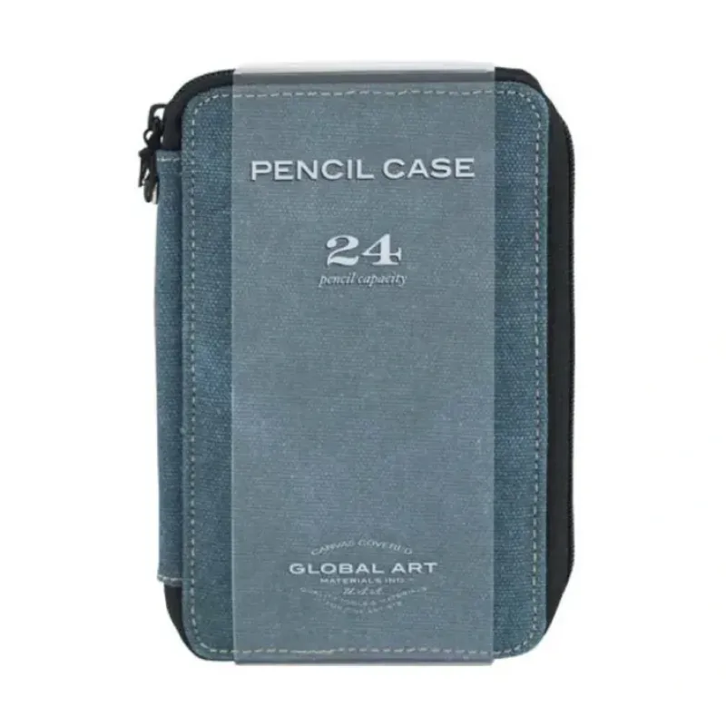 Canvas^Global Art Canvas Pencil Case - Steel Blue - Little Painter Art | Exploring the Endless Possibilities of Art