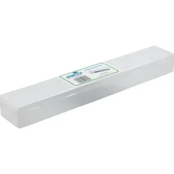 Global Plastic Brush Box - 33.5cm x 5.5cm x 3.8cm - Little Painter Art | Exploring the Endless Possibilities of Art| Brush