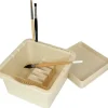 Brush^Global Plastic Brush Stand with Basin and Lid - Little Painter Art | Exploring the Endless Possibilities of Art