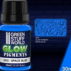 Pigment^Glow in the Dark Pigments - SPACE BLUE - Little Painter Art | Exploring the Endless Possibilities of Art
