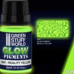 Pigment^Glow in the Dark Pigments - REALITY YELLOW-GREEN - Little Painter Art | Exploring the Endless Possibilities of Art