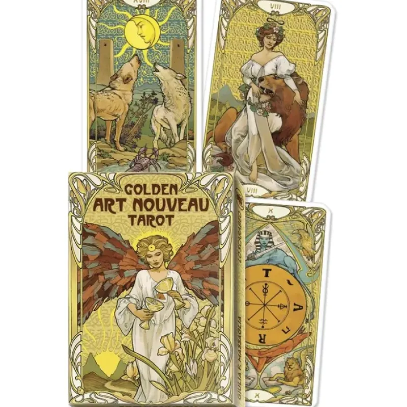 Hot^Golden Art Nouveau Grand Trumps by Giulia Francesca Massaglia - Little Painter Art | Exploring the Endless Possibilities of Art