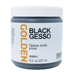 Canvas^Golden Gesso Black 8oz - Little Painter Art | Exploring the Endless Possibilities of Art