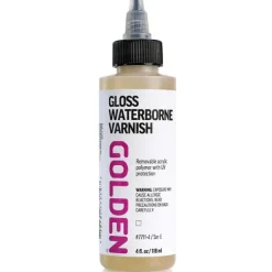 Brush^GOLDEN Gloss Waterborne Varnish - Little Painter Art | Exploring the Endless Possibilities of Art