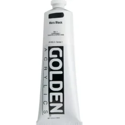 Pigment^Golden Heavy Body Acrylic Paint 5oz Mars Black - Little Painter Art | Exploring the Endless Possibilities of Art