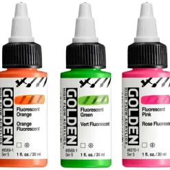 Pigment^Golden High Flow Acrylics - Effect Colours 30ml - Little Painter Art | Exploring the Endless Possibilities of Art
