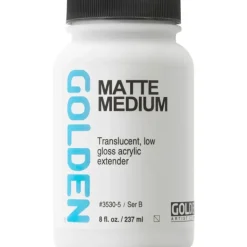 Shop All^GOLDEN Matte Medium - 237ml - Little Painter Art | Exploring the Endless Possibilities of Art