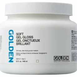 Canvas^GOLDEN Soft Gel Gloss - 946ml - Little Painter Art | Exploring the Endless Possibilities of Art