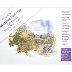 Shop All^GOLDLINE Watercolour Studio Pad - 200gsm/90lbs - Cold Pressed - 100 sheets - Little Painter Art | Exploring the Endless Possibilities of Art
