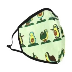 Shop All^Good Luck Socks Reusable Face Mask - Avocado Yoga - Little Painter Art | Exploring the Endless Possibilities of Art