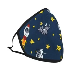 Shop All^Good Luck Socks Reusable Face Mask - Space Cats - Little Painter Art | Exploring the Endless Possibilities of Art
