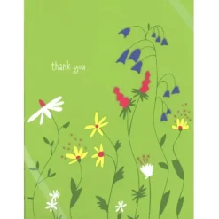 Hot^Great Arrow Thank You Notecards 8pk - Floral on Green - Little Painter Art | Exploring the Endless Possibilities of Art