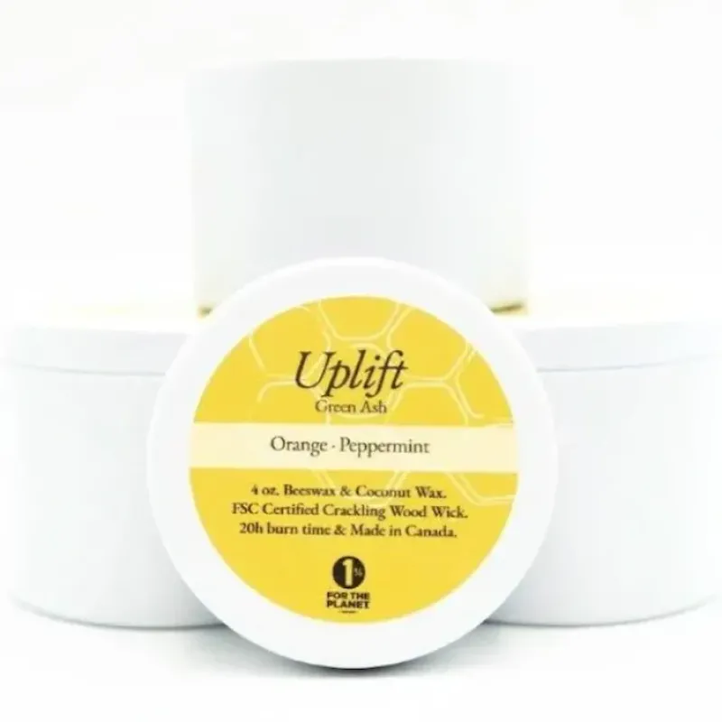 Shop All^Green Ash Decor 4oz Travel Tin Candle - Uplift - Little Painter Art | Exploring the Endless Possibilities of Art