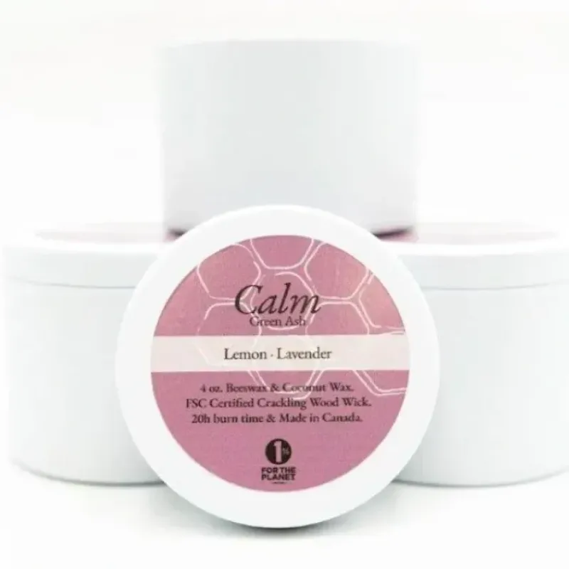 Shop All^Green Ash Decor 4oz Travel Tin Candle - Calm: Ideal Bath Companion - Little Painter Art | Exploring the Endless Possibilities of Art