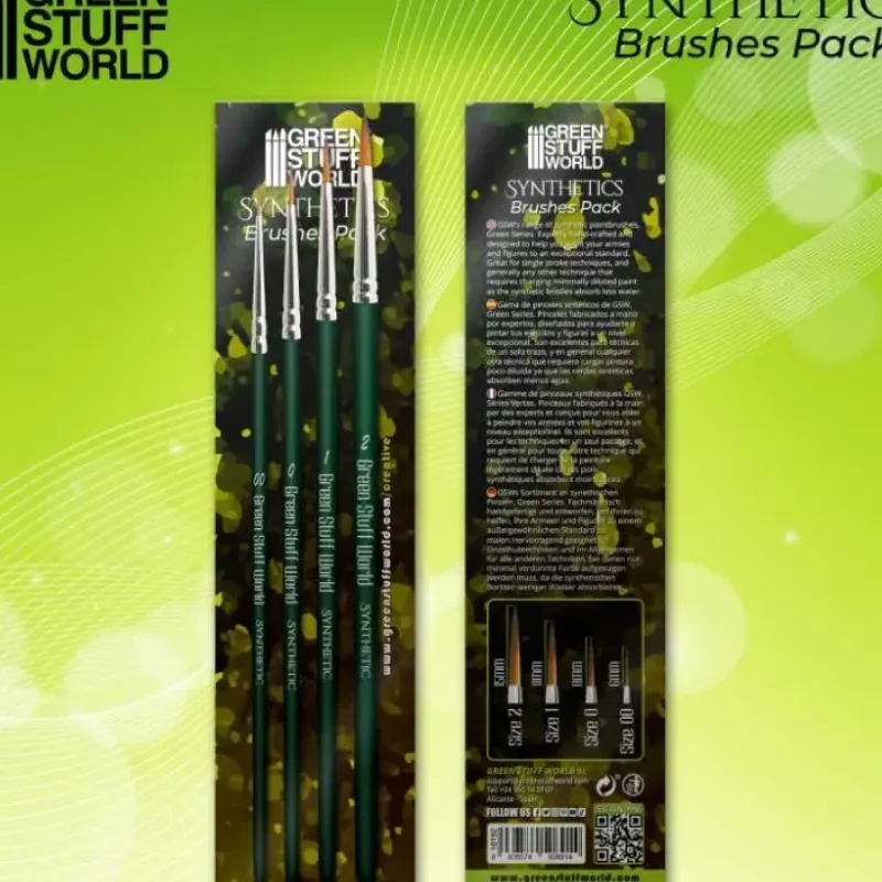 Brush^GREEN SERIES Synthetic Brush Set - Little Painter Art | Exploring the Endless Possibilities of Art
