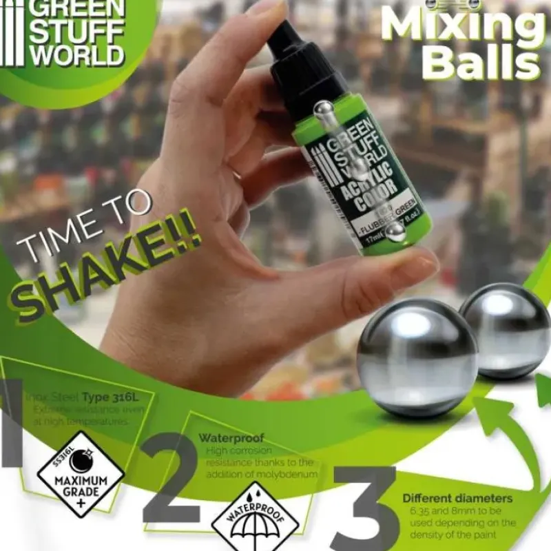 Pigment^GSW Mixing Balls 8mm - Little Painter Art | Exploring the Endless Possibilities of Art