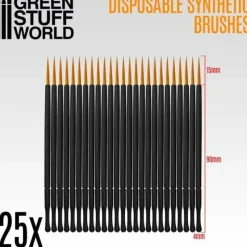 Brush^GSW 25x Disposable Synthetic Brushes - Little Painter Art | Exploring the Endless Possibilities of Art