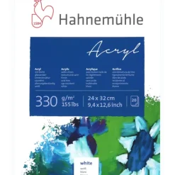 Shop All^Hahnemhle Acryl 330 Artist Paper Block - 32cm x 24cm - 330gsm - 50 sheets - Little Painter Art | Exploring the Endless Possibilities of Art