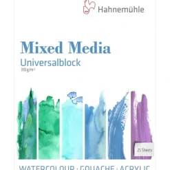 Shop All^Hahnemhle Universal Block - 310gsm - Mixed Media - 25 Sheets - Little Painter Art | Exploring the Endless Possibilities of Art