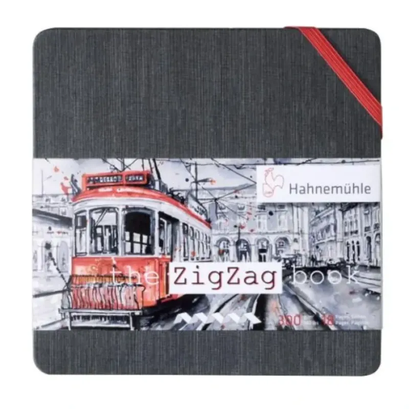 Hot^Hahnemhle Zigzag Watercolor Book, Square - Little Painter Art | Exploring the Endless Possibilities of Art