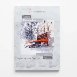 Shop All^Hahnemuhle Toned Watercolour Block Grey A5 200g 20 sheets - Little Painter Art | Exploring the Endless Possibilities of Art