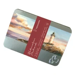 Shop All^Hahnemuhle Watercolour Postcard Metal Tins - 230gsm - Cold Pressed - 30 Postcards - 10.5 x 14.8cm - Little Painter Art | Exploring the Endless Possibilities of Art