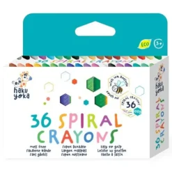 Shop All^Haku Yoka Spiral Crayons 36pk - Little Painter Art | Exploring the Endless Possibilities of Art