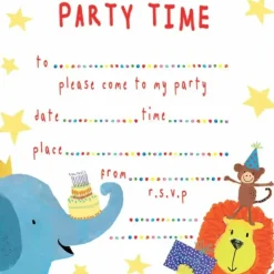 Shop All^Hammond Gower Party Invitations 8pk - Elephant & Friends - Little Painter Art | Exploring the Endless Possibilities of Art