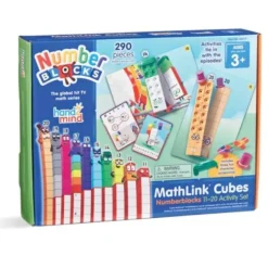 Hot^Hand2Mind Number Blocks Mathlink Cubes 11-20 Activity Set - Little Painter Art | Exploring the Endless Possibilities of Art