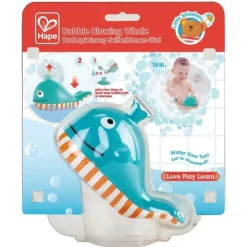 Shop All^Hape Whale Bubble Blowing Bath Toy - Little Painter Art | Exploring the Endless Possibilities of Art