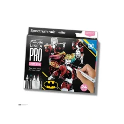 Brush^Harley Quin Pro Fan Art Colouring Kit - Spectrum Noir - Little Painter Art | Exploring the Endless Possibilities of Art
